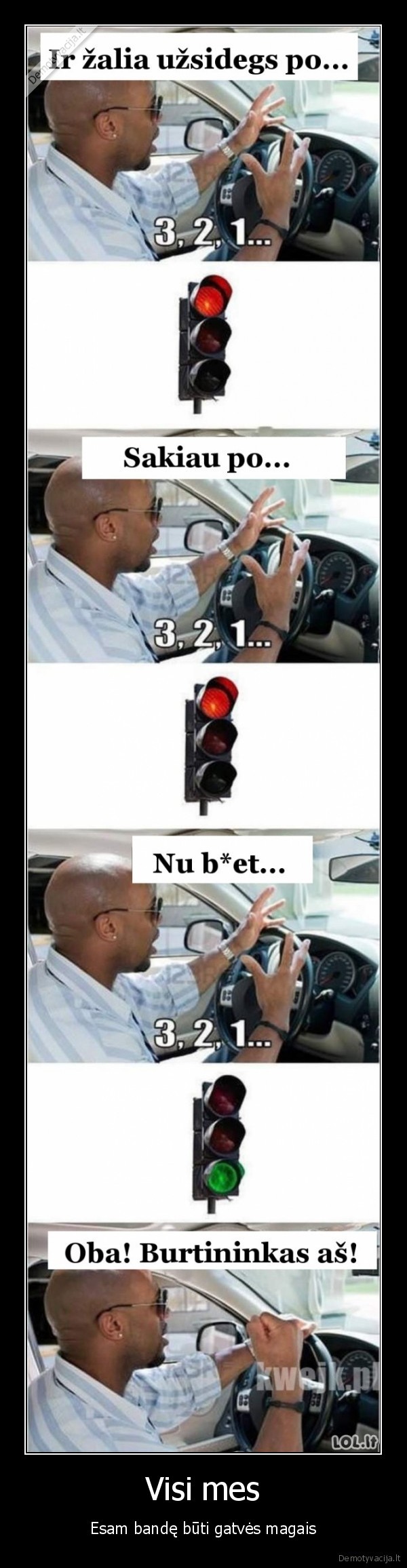 gatves, magija,sviesoforas