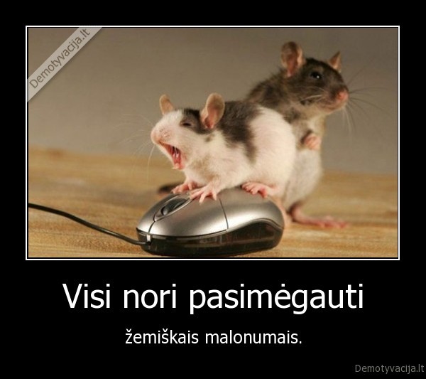 Visi nori pasimėgauti