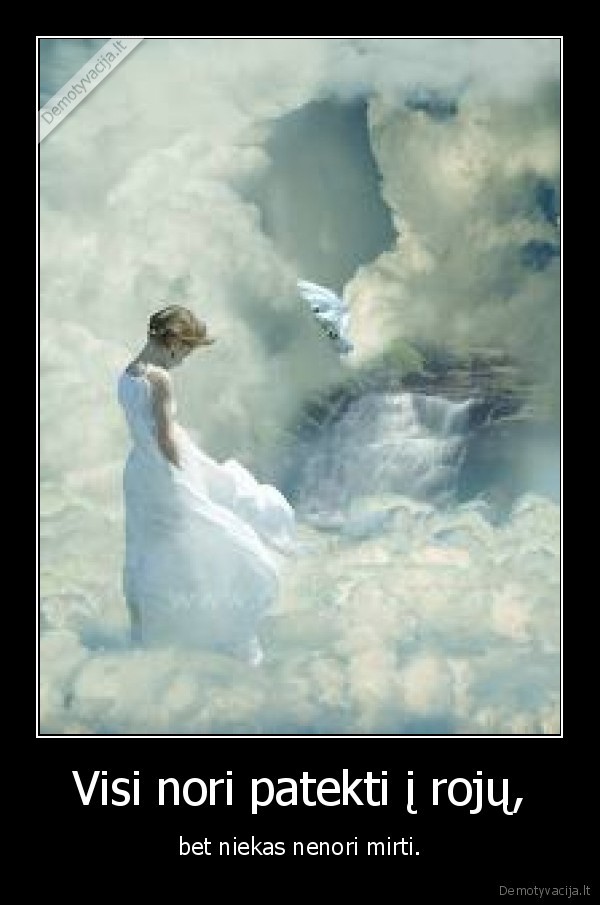 Visi nori patekti į rojų,