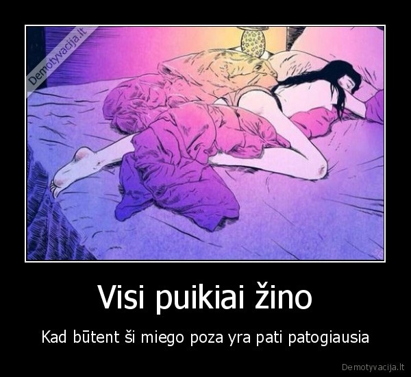 patogiausia, poza,miego, poza,patogus, miegas,geras, miegas