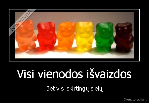 Visi vienodos išvaizdos