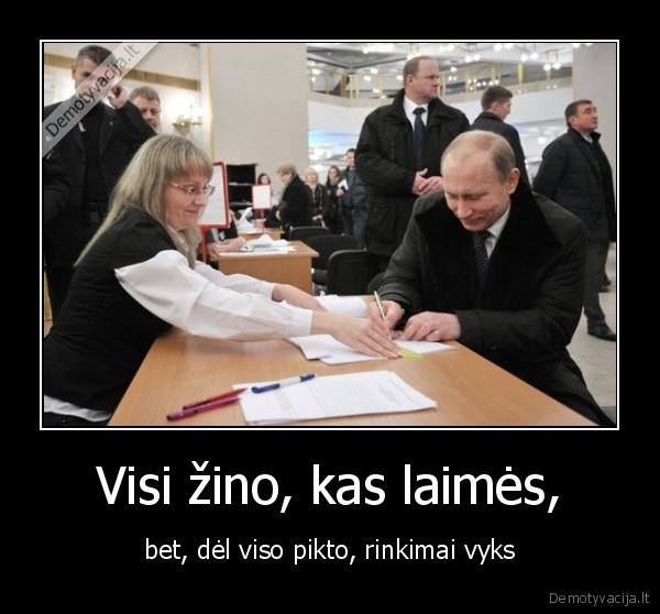 Visi žino, kas laimės,