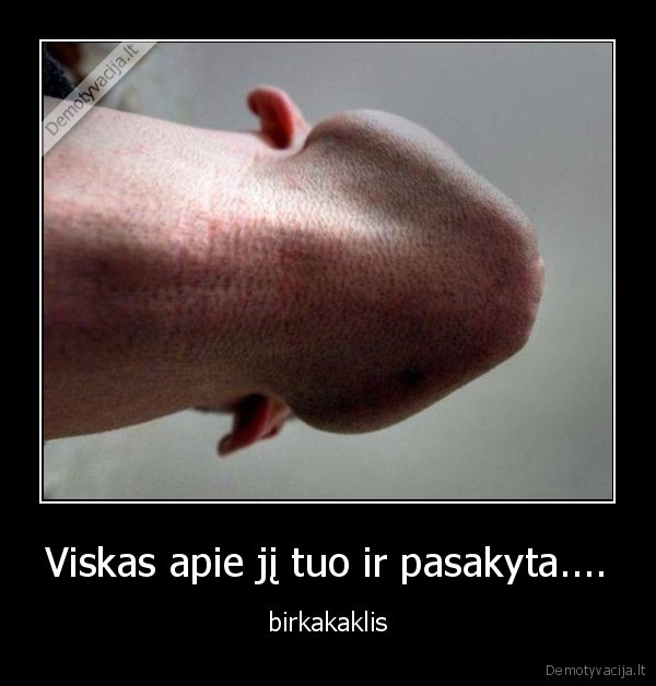 Viskas apie jį tuo ir pasakyta....