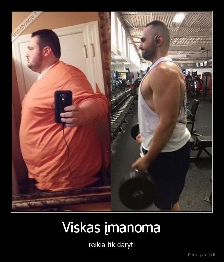 viskas, imanoma,sportas,motyvacija