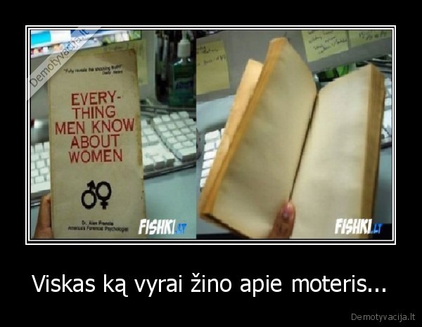 Viskas ką vyrai žino apie moteris...