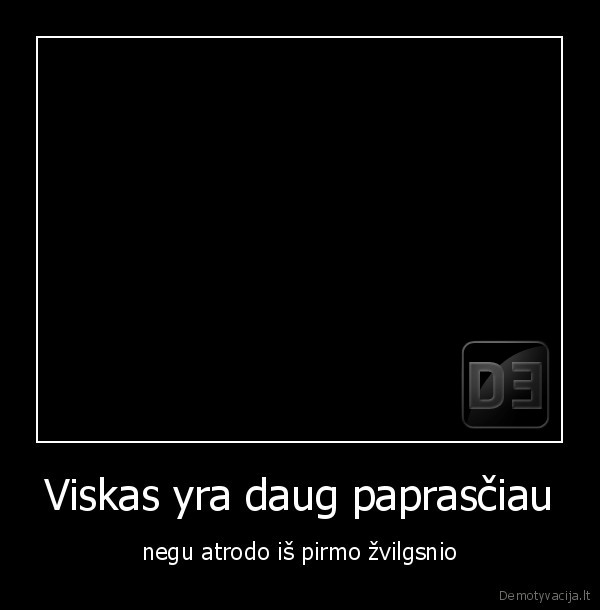 paprasciau, zvilgsnio, zvilgsnio, yra, daug, viskas