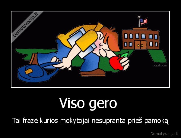 kam, nepatinka, mokytis