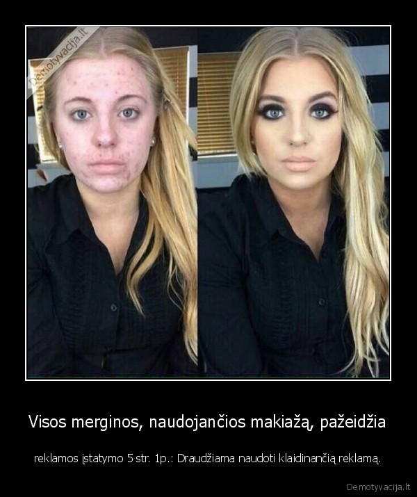 reklama,makiazas,mergina