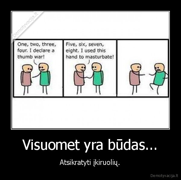 Visuomet yra būdas...