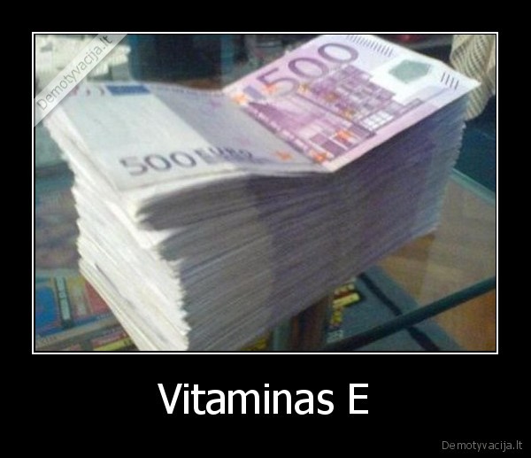vitaminas,eurai