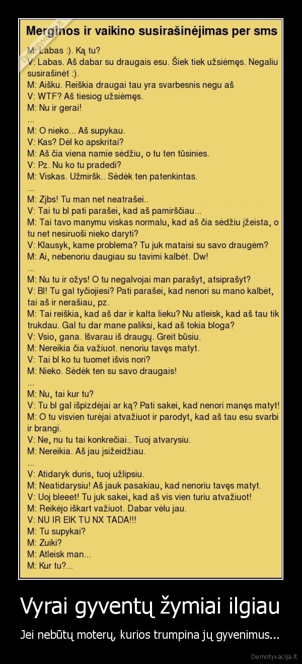 moterys,vyrai,supyko