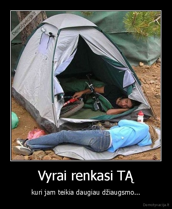 vyras,dviratis,palapine