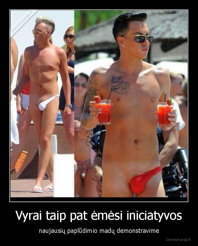papludimio,mados,demonstravimas,vyrai,iniciatyva,apatiniai