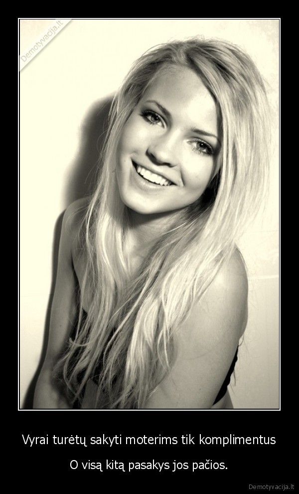 vyrai,moterys,komplimentai,sakyti