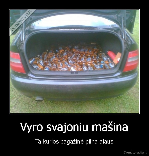 Vyro svajoniu mašina