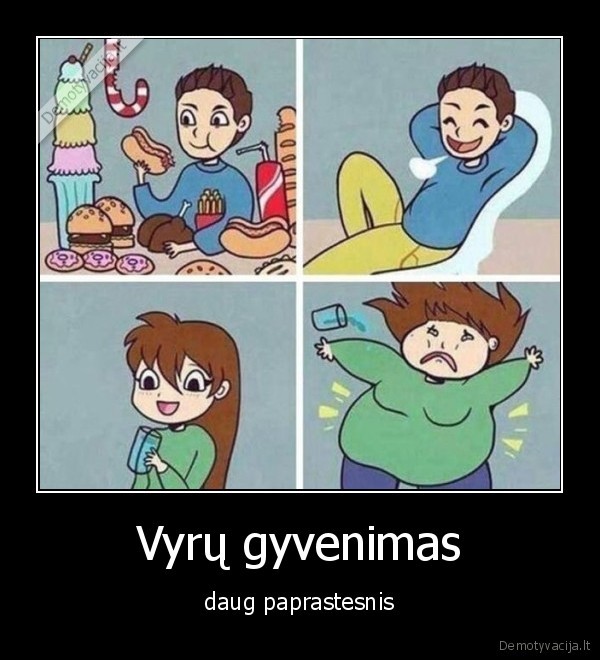 vyras,storas,maistas