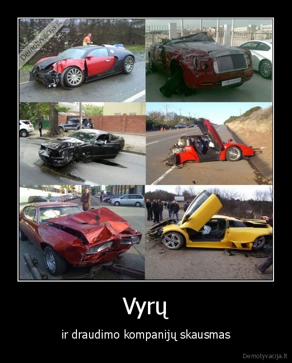 automobiliai,sudauzyti