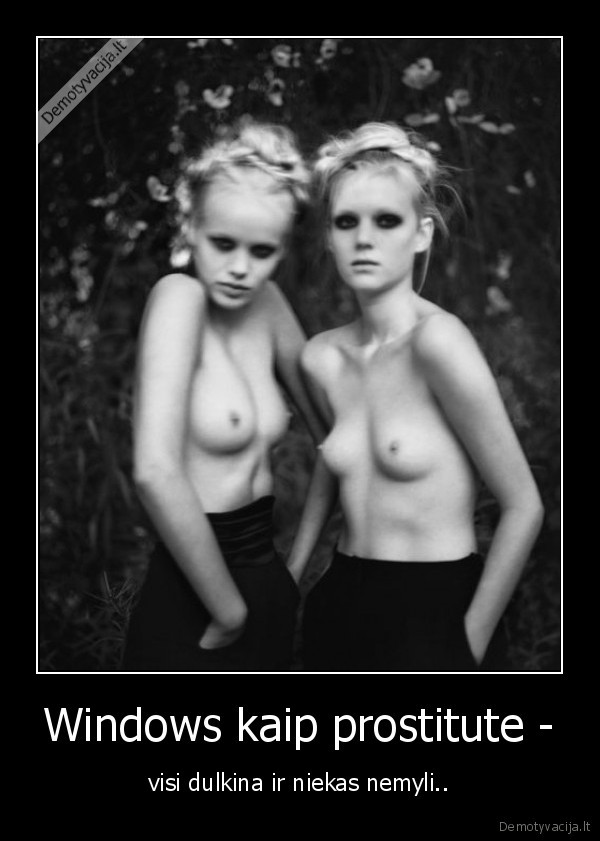 Windows kaip prostitute -