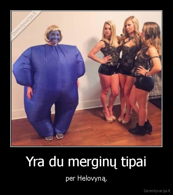 mergina,tipai,helovynas