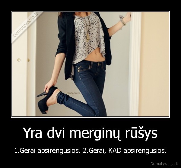 Yra dvi merginų rūšys