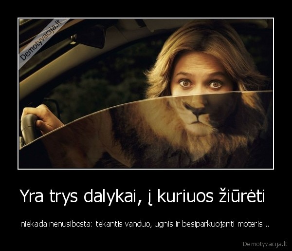 Yra trys dalykai, į kuriuos žiūrėti 