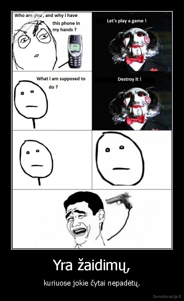 Yra žaidimų,