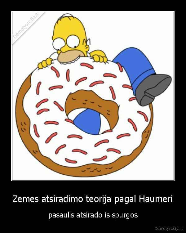 haumeris,simpsonai,pasaulis,spurga,teorija