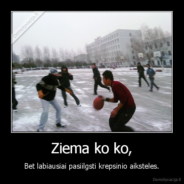 krepsinis,aikstele,ziema