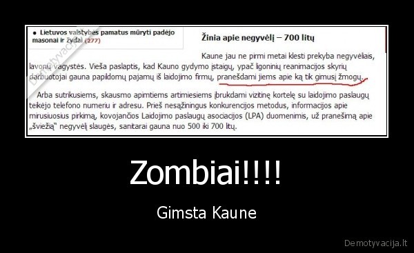 kaunas,morgas,zombis