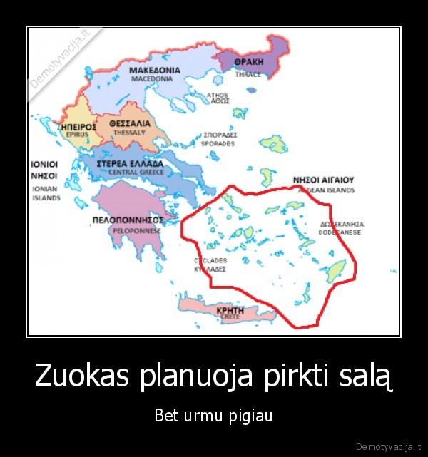 Zuokas planuoja pirkti salą