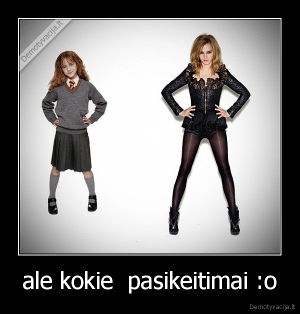 ale kokie  pasikeitimai :o