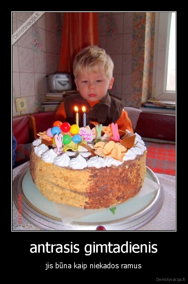 antrasis gimtadienis