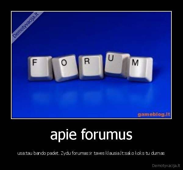 apie forumus