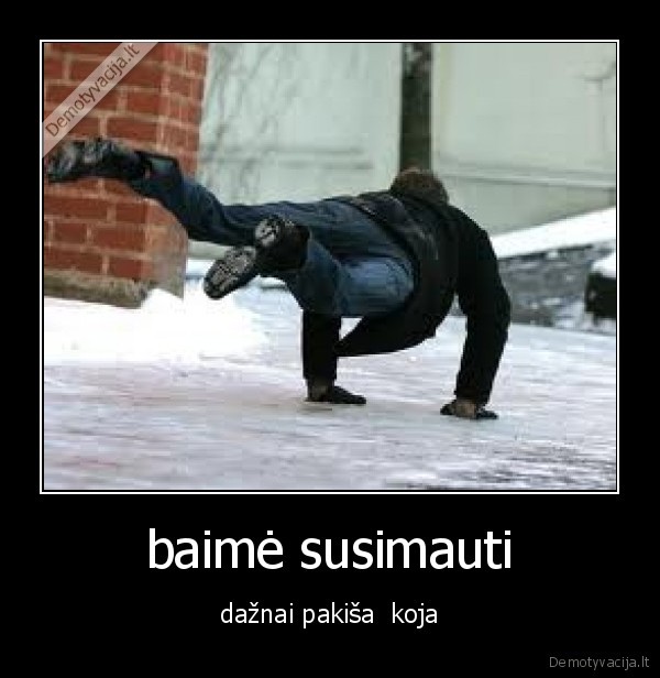 baimė susimauti