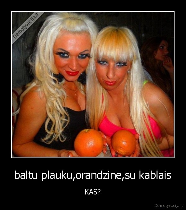 baltu plauku,orandzine,su kablais