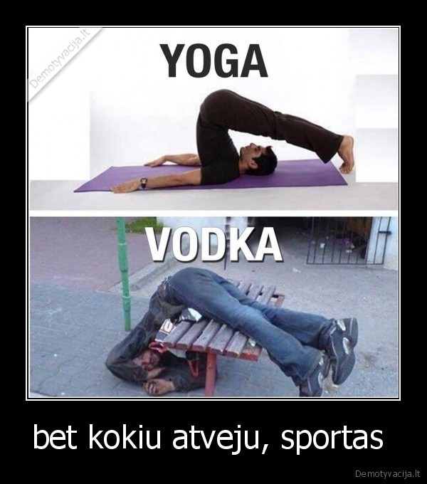 alkoholis,sportas,joga