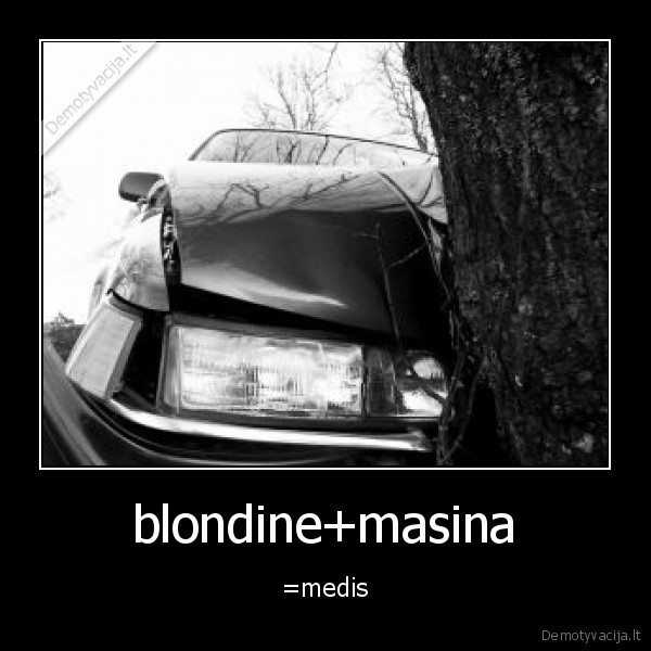 blondine,masina,medis