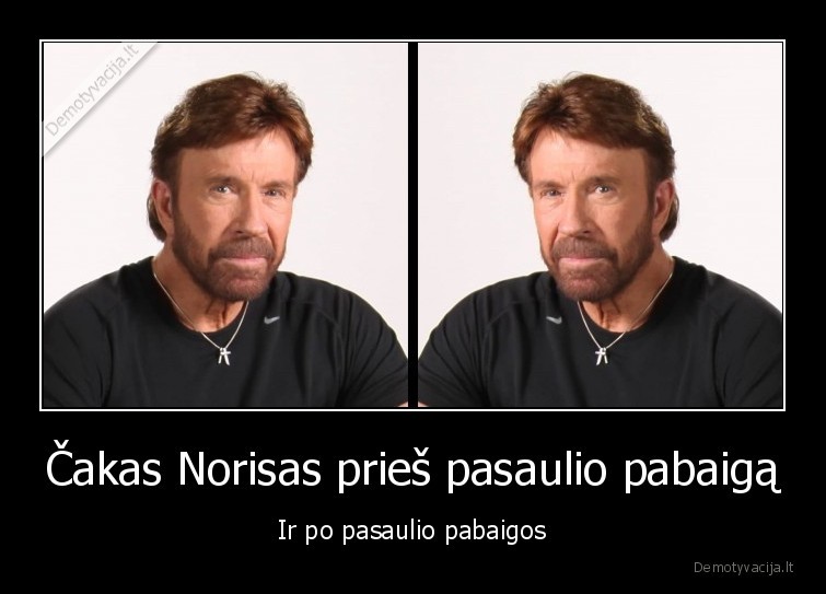 Čakas Norisas prieš pasaulio pabaigą