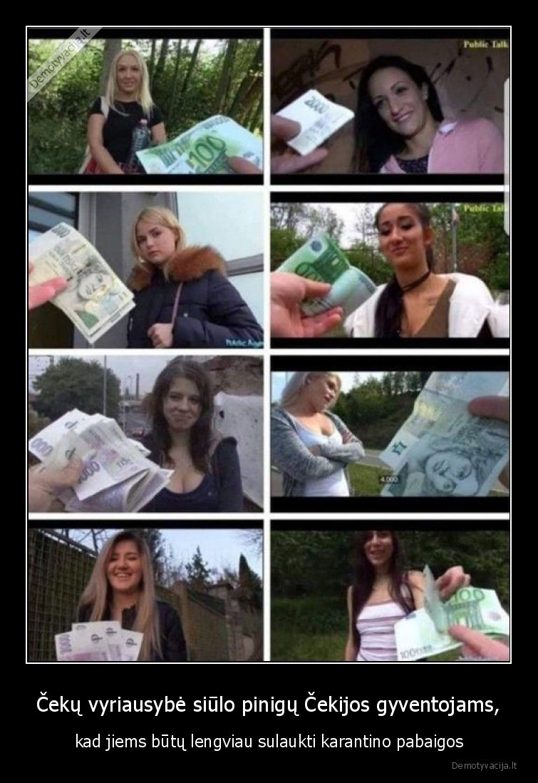 pinigai,pandemija,cekija