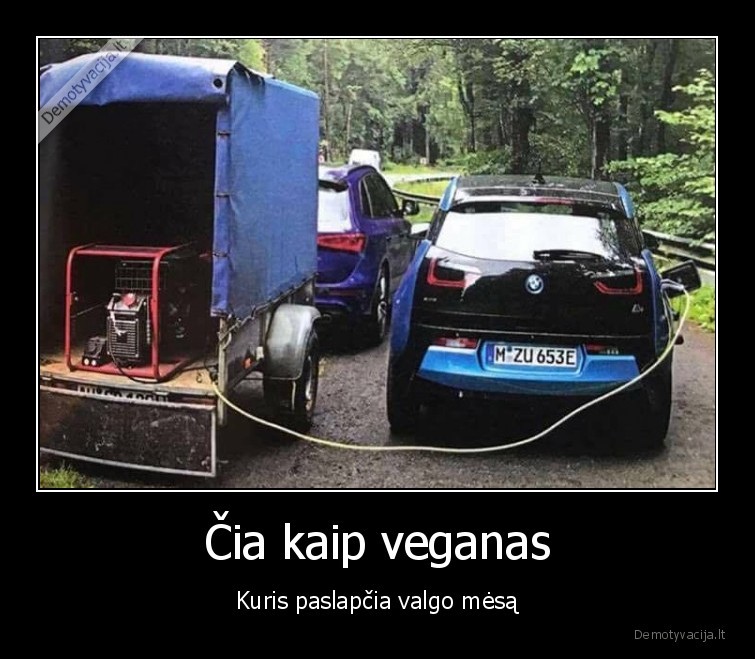 bmw, elektromobilis,generatorius