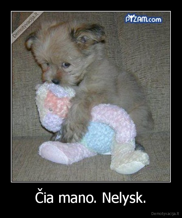 Čia mano. Nelysk.