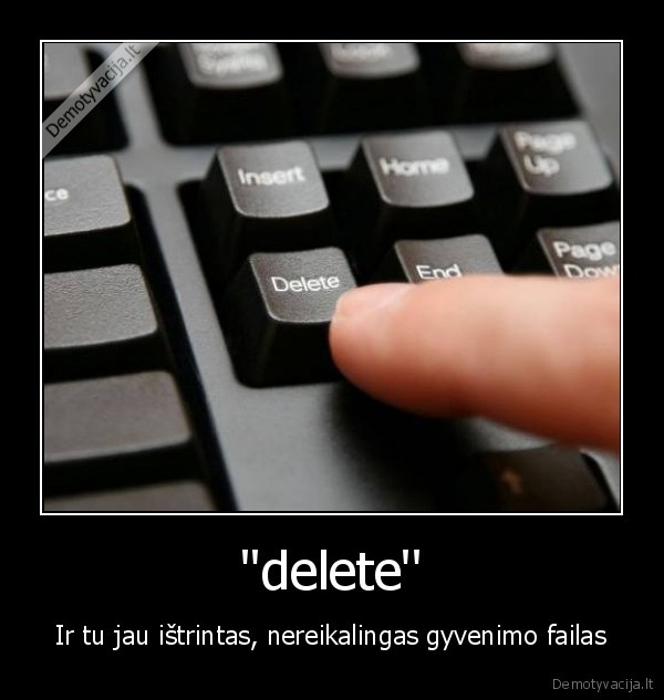 meile,delete,istrinta