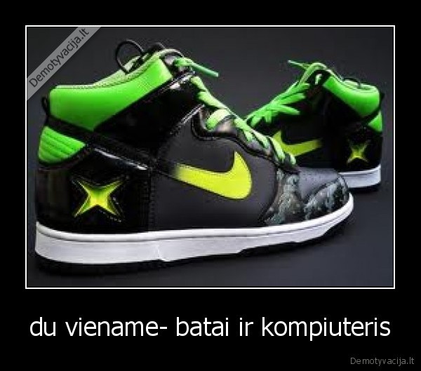 du viename- batai ir kompiuteris