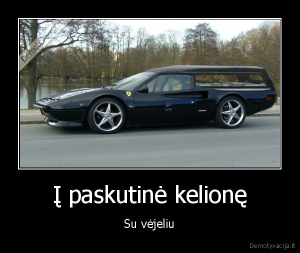 ferrari, katafalkas,mirtis