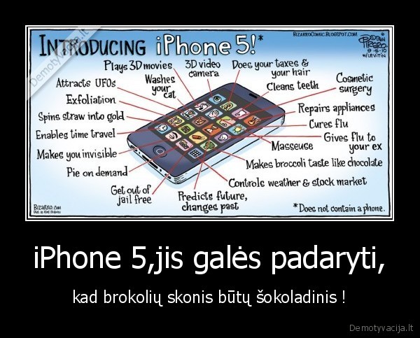 iPhone 5,jis galės padaryti,