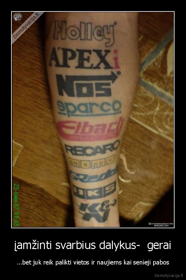 įamžinti svarbius dalykus-  gerai