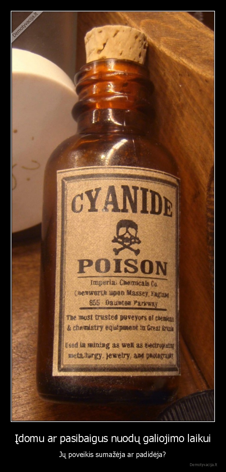 Įdomu ar pasibaigus nuodų galiojimo laikui