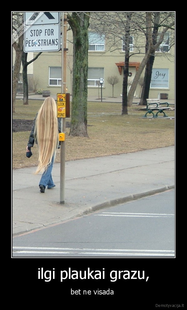 ilgi plaukai grazu,