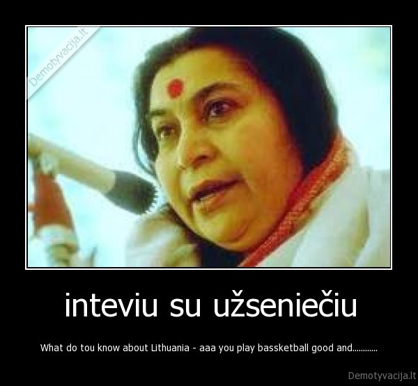 inteviu su užseniečiu