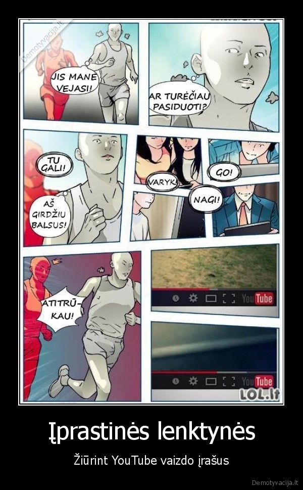 youtube, lenktynes,krauna, video